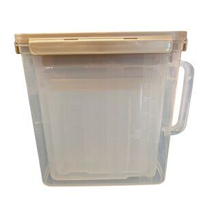 Lock N Lock 3 Piece Storage Set Golden Sand Color NEW